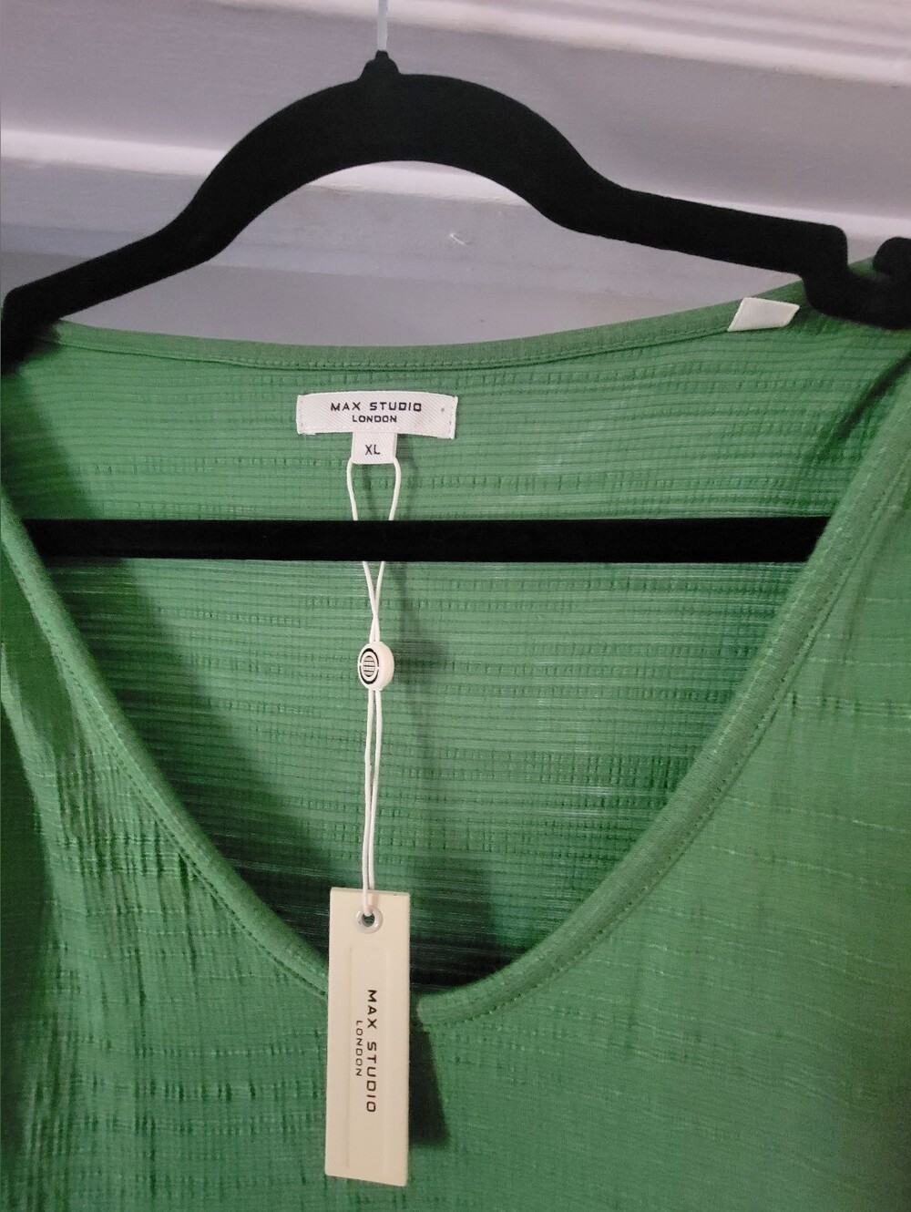 Max Studio Green Ruffle Sleeve Mini Dress - Picture 5 of 5